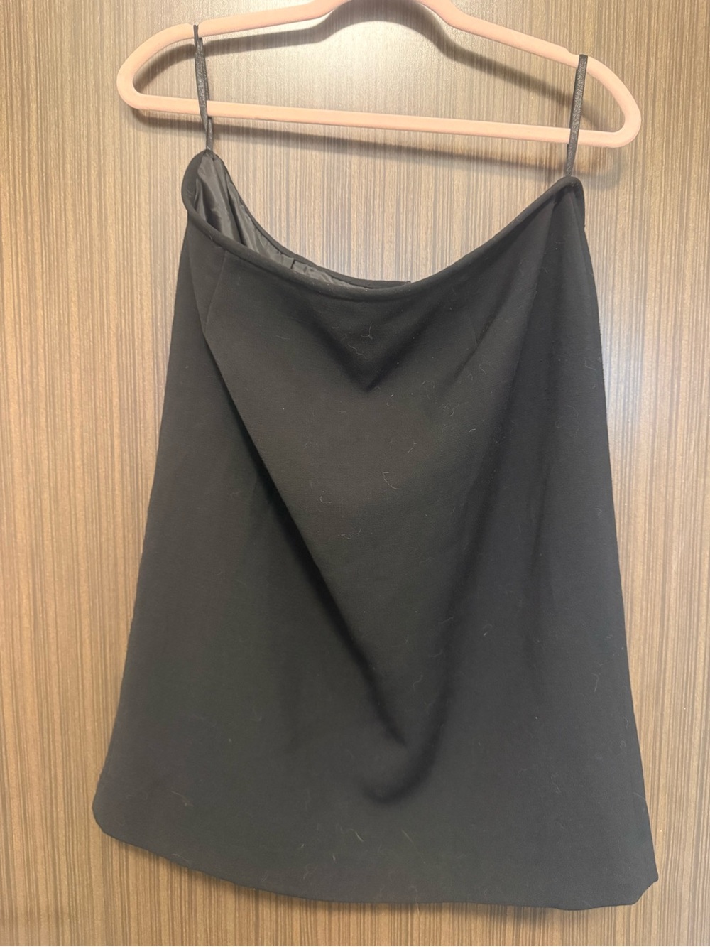 Calvin Klein Black A-Line Slip Skirt